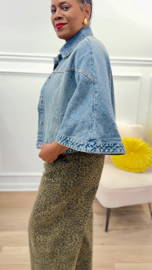 Cape Me Cute Denim Caplet