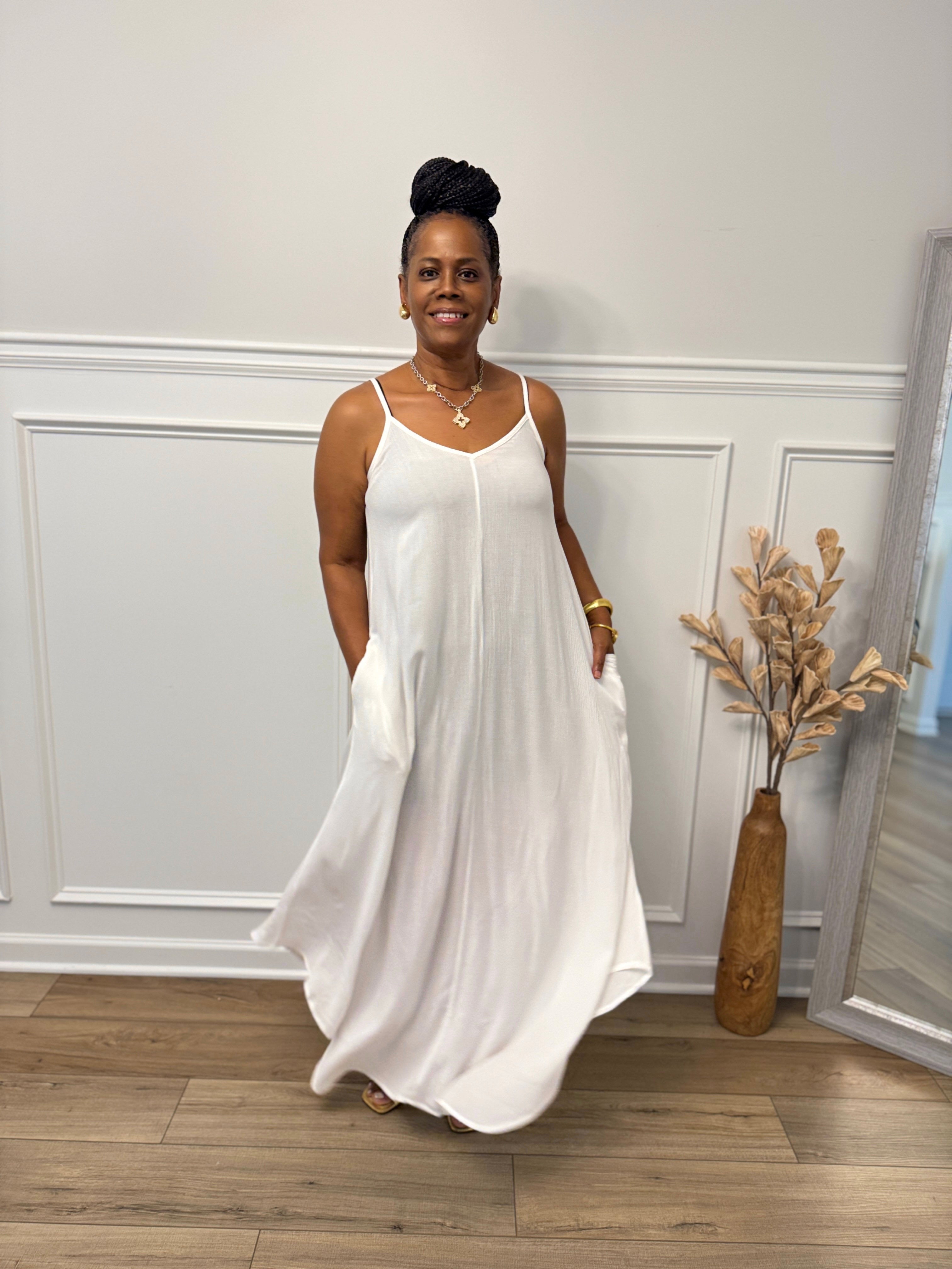 Breezy Glow Maxi - White