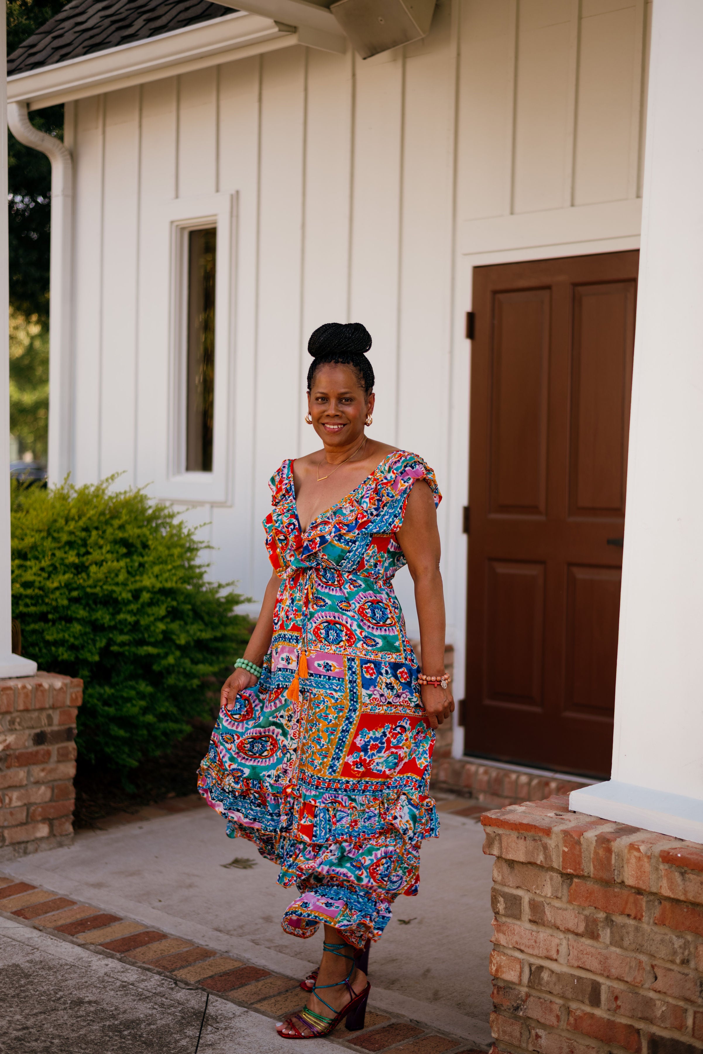 Tropical Tides Midi Dress