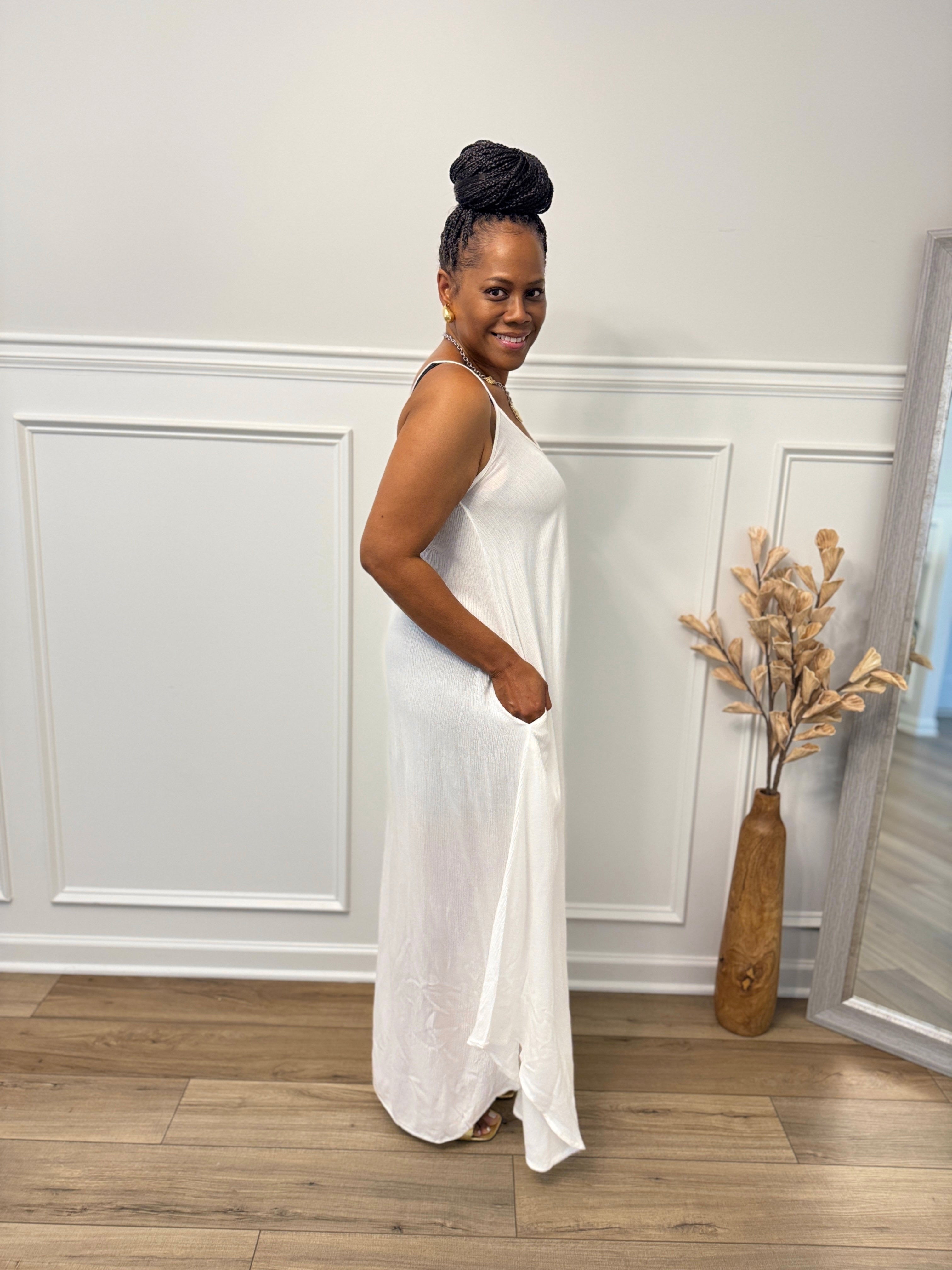 Breezy Glow Maxi - White