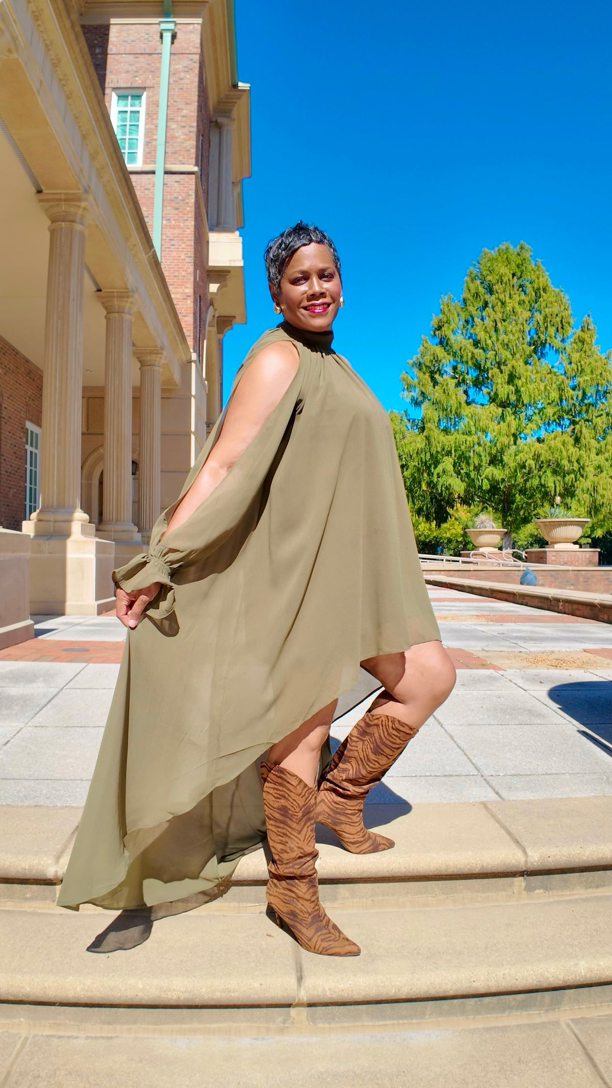 The Camille Hi-Low Dress