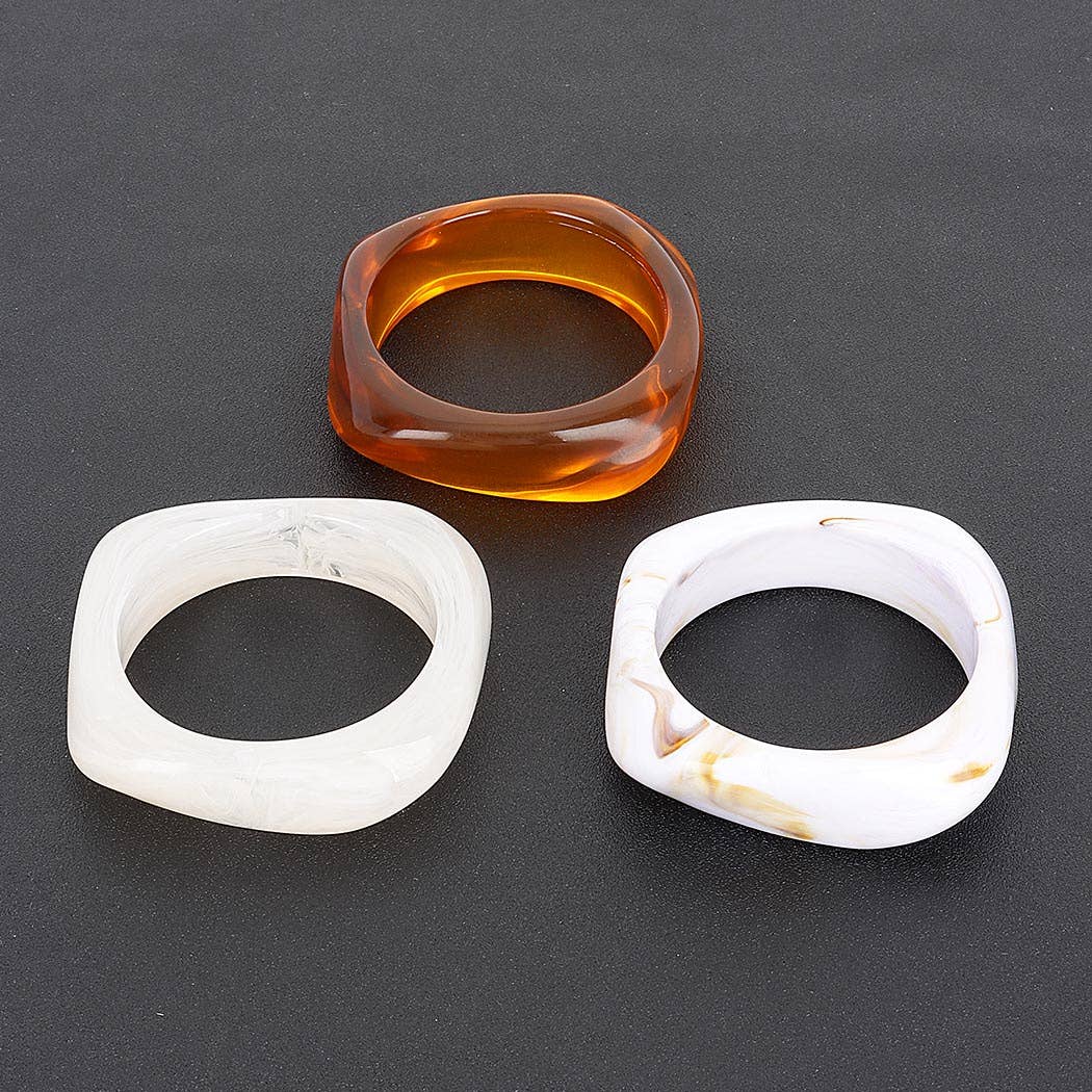 3 pack Resin Bangle