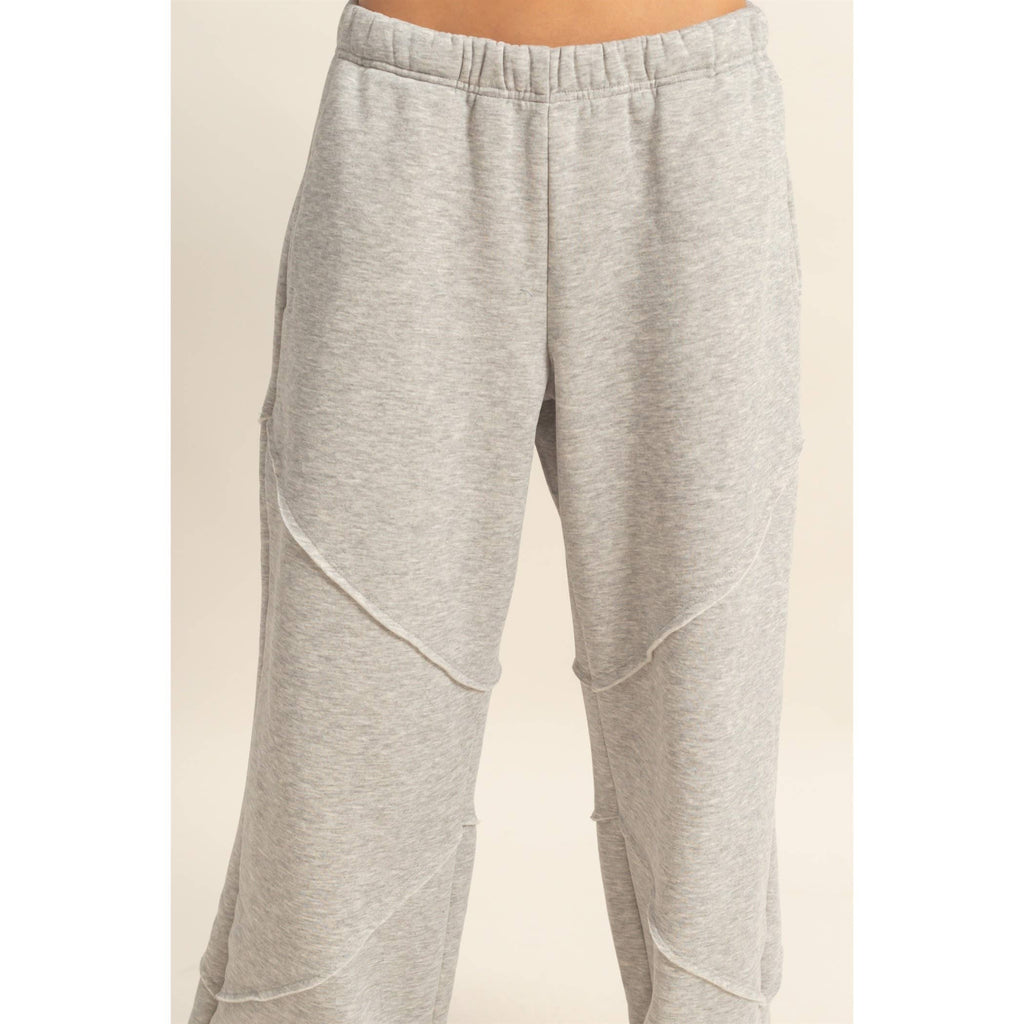 Relaxed-Fit Jogger Pants With Pocket Detail: H.GREY