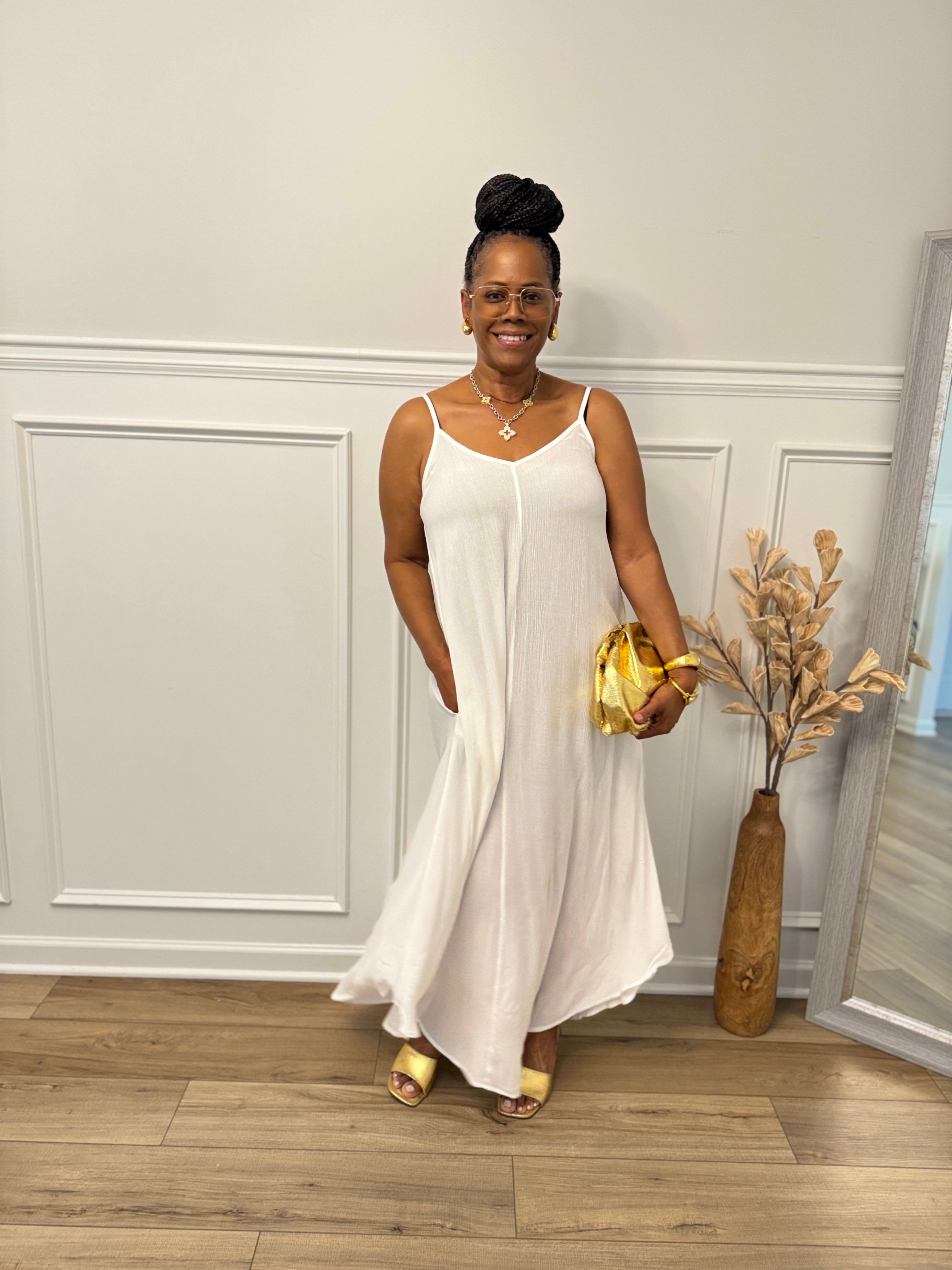 Breezy Glow Maxi - White