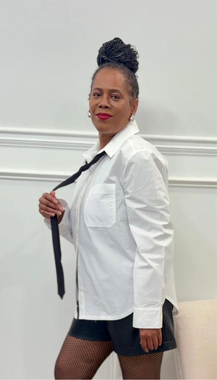 Tailored & Tied Oversized Shirt