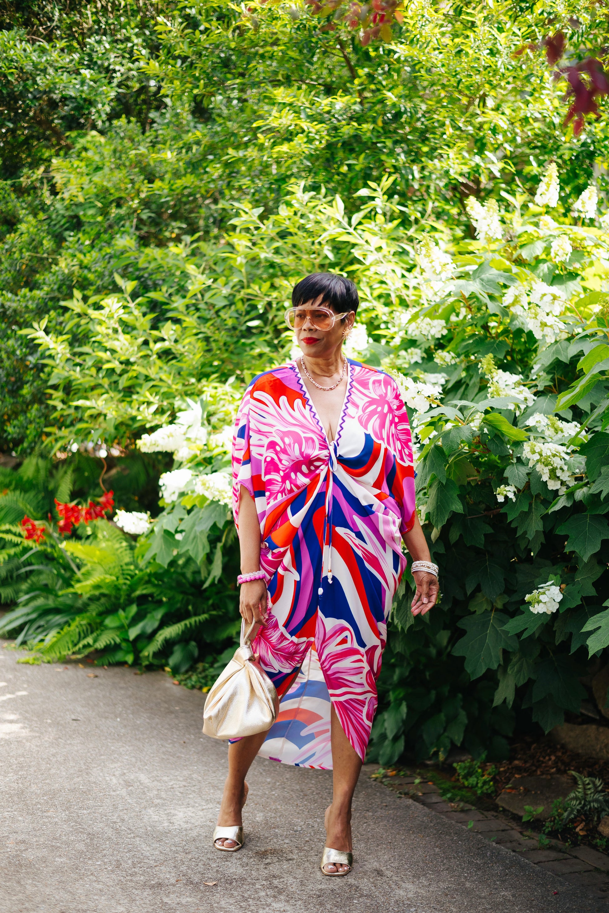 Coastal Glow Kaftan Dress