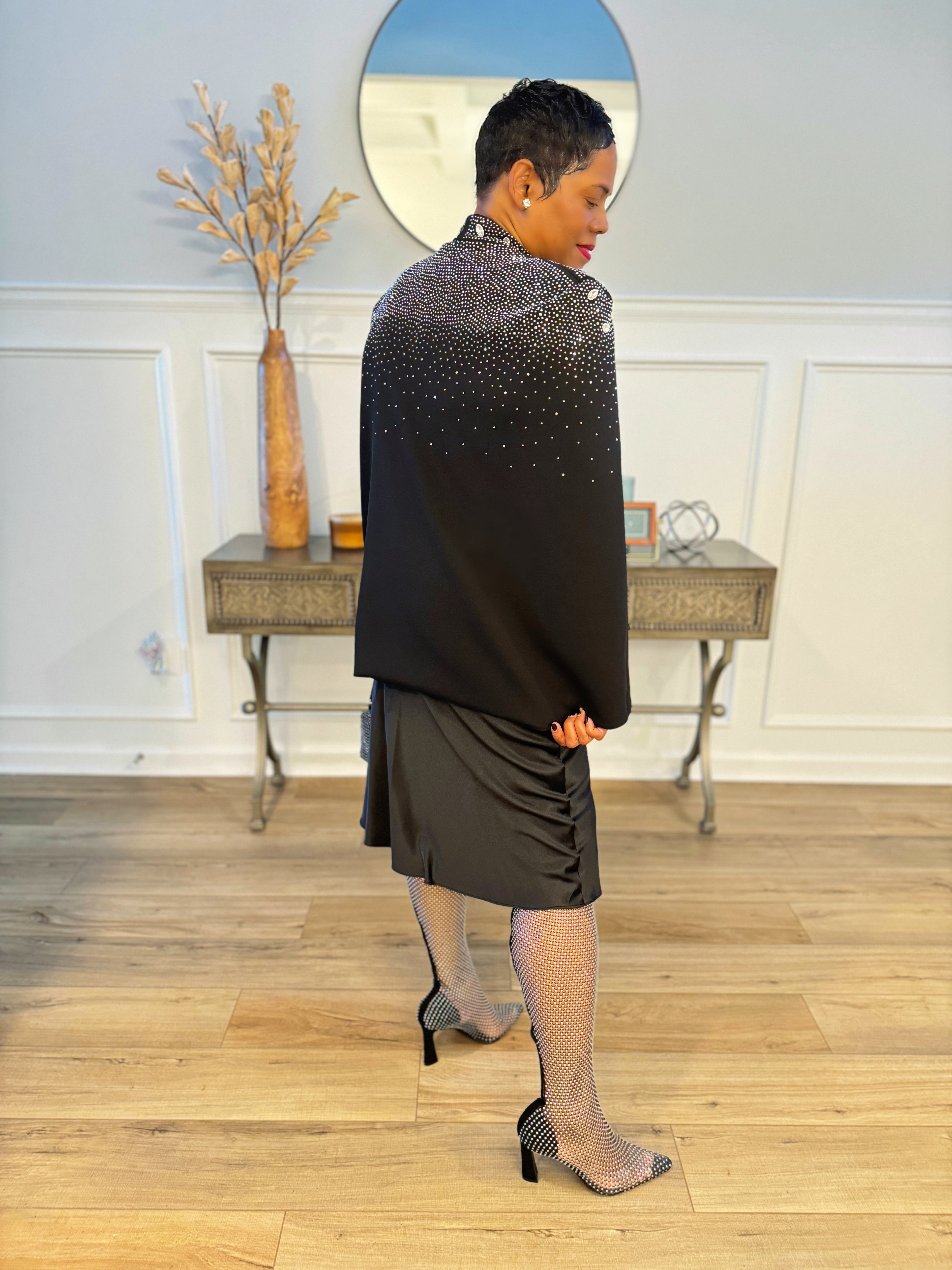 Midnight Glam Cape