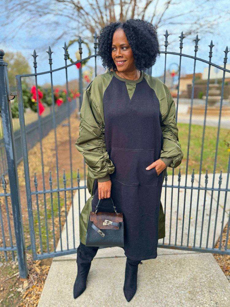 The Contrast Curve Dress