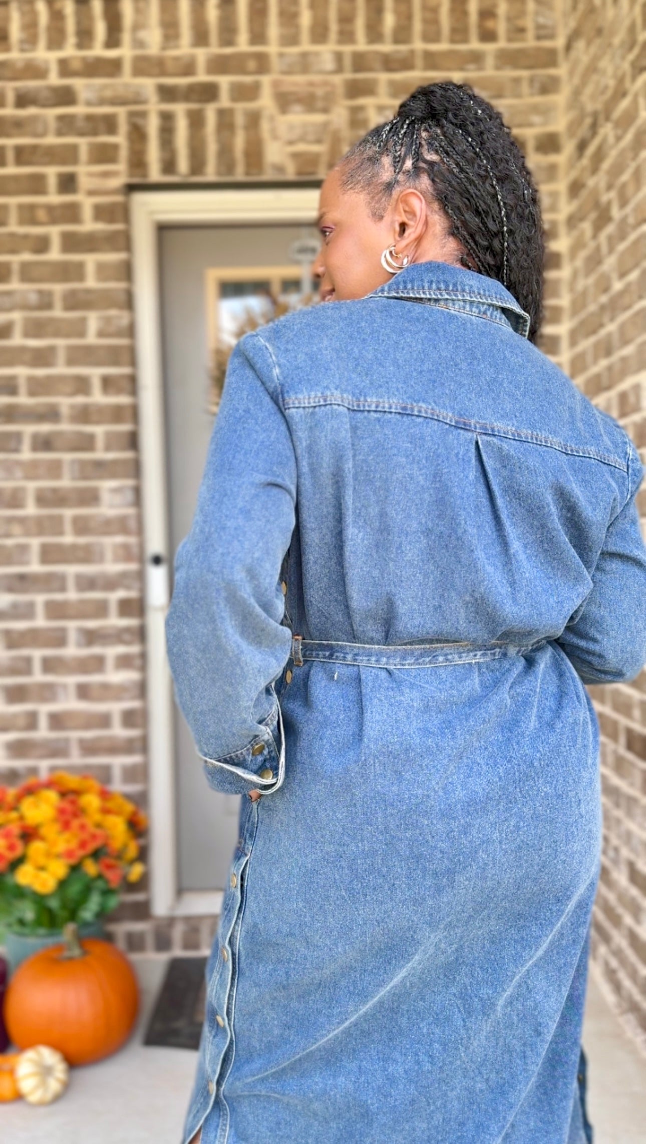 Denim Darling Midi Dress