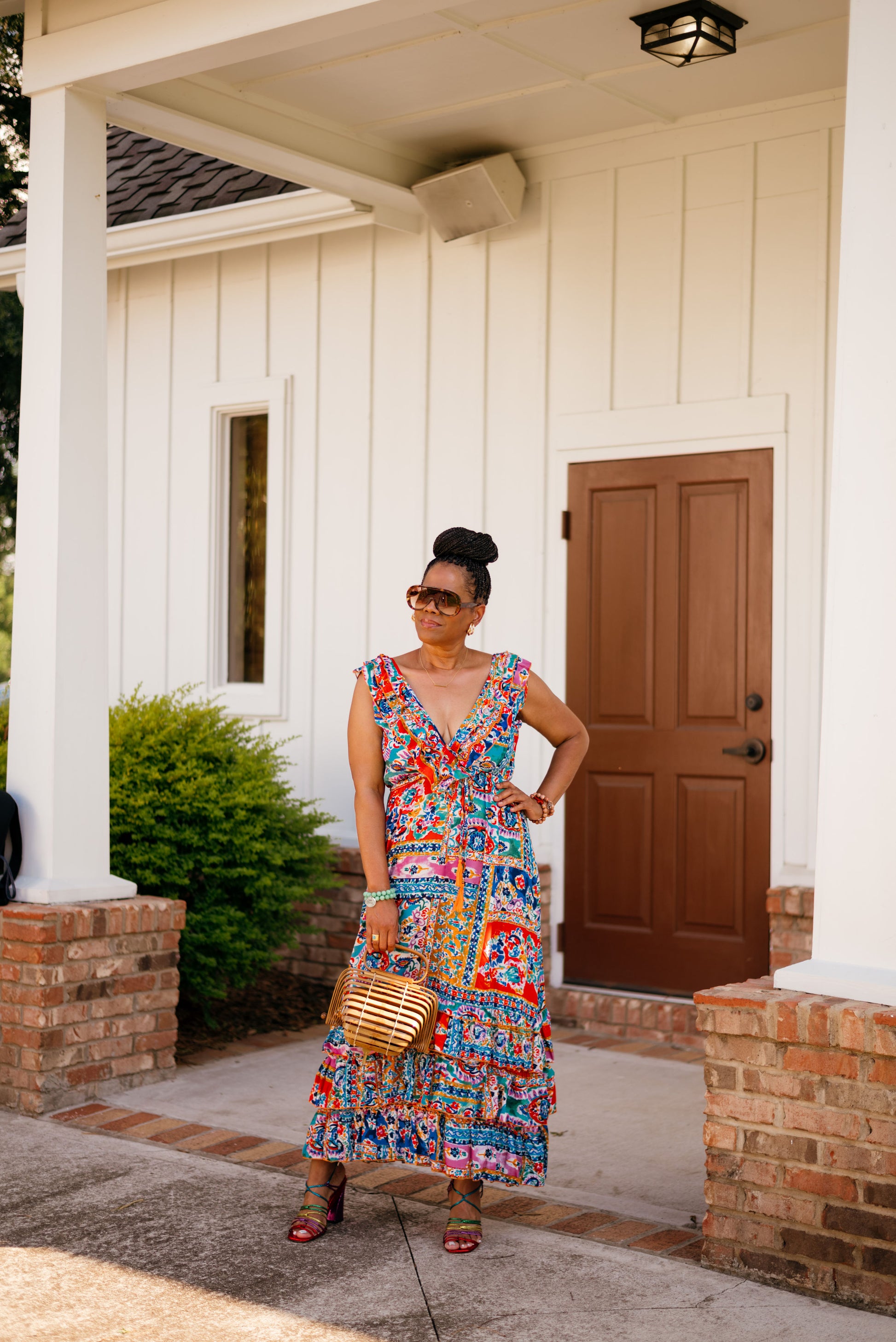 Tropical Tides Midi Dress