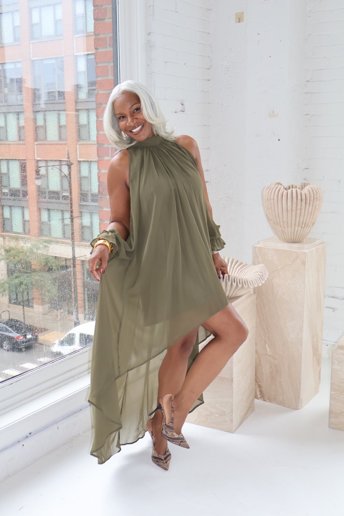 The Camille Hi-Low Dress