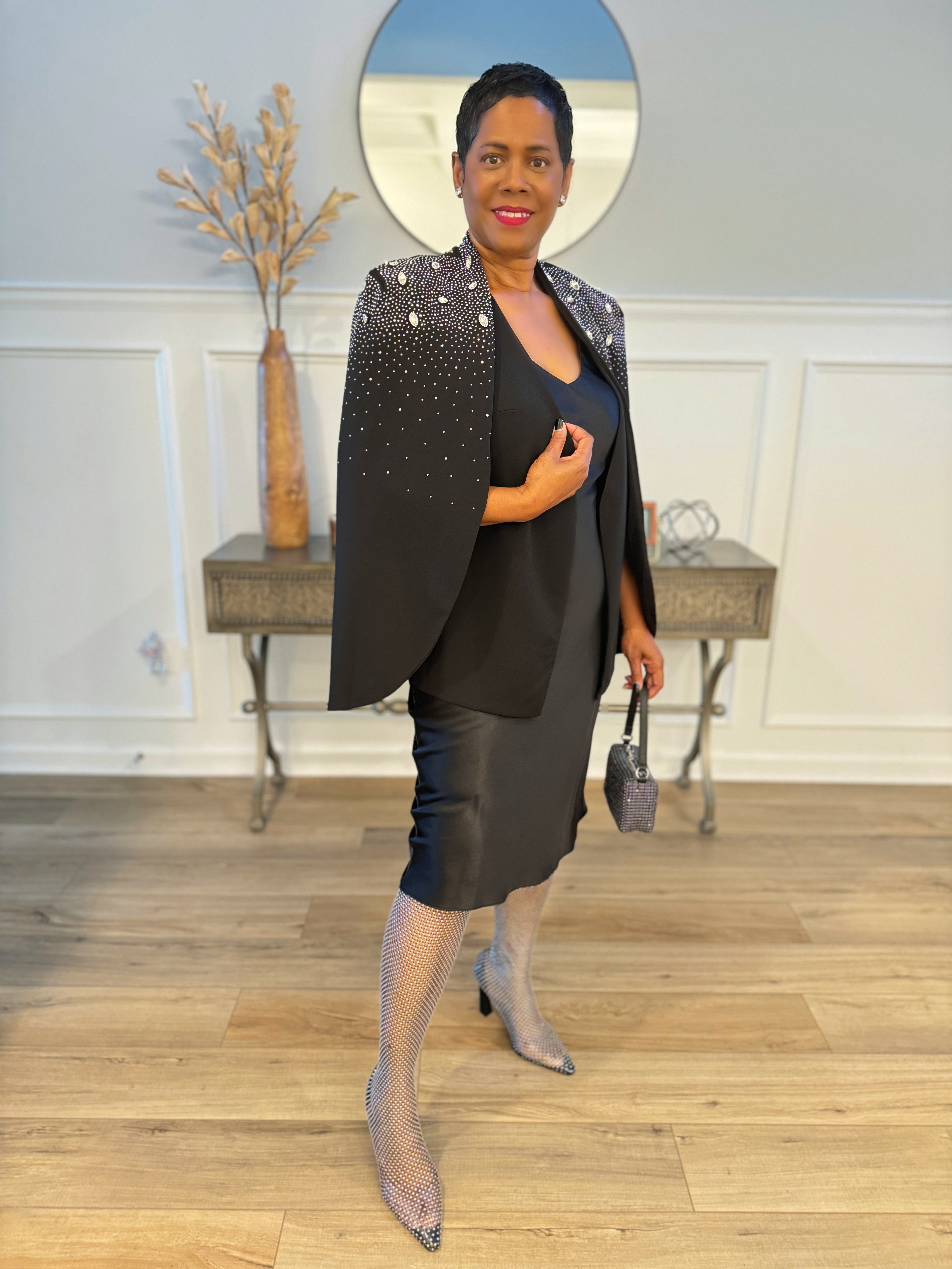 Midnight Glam Cape