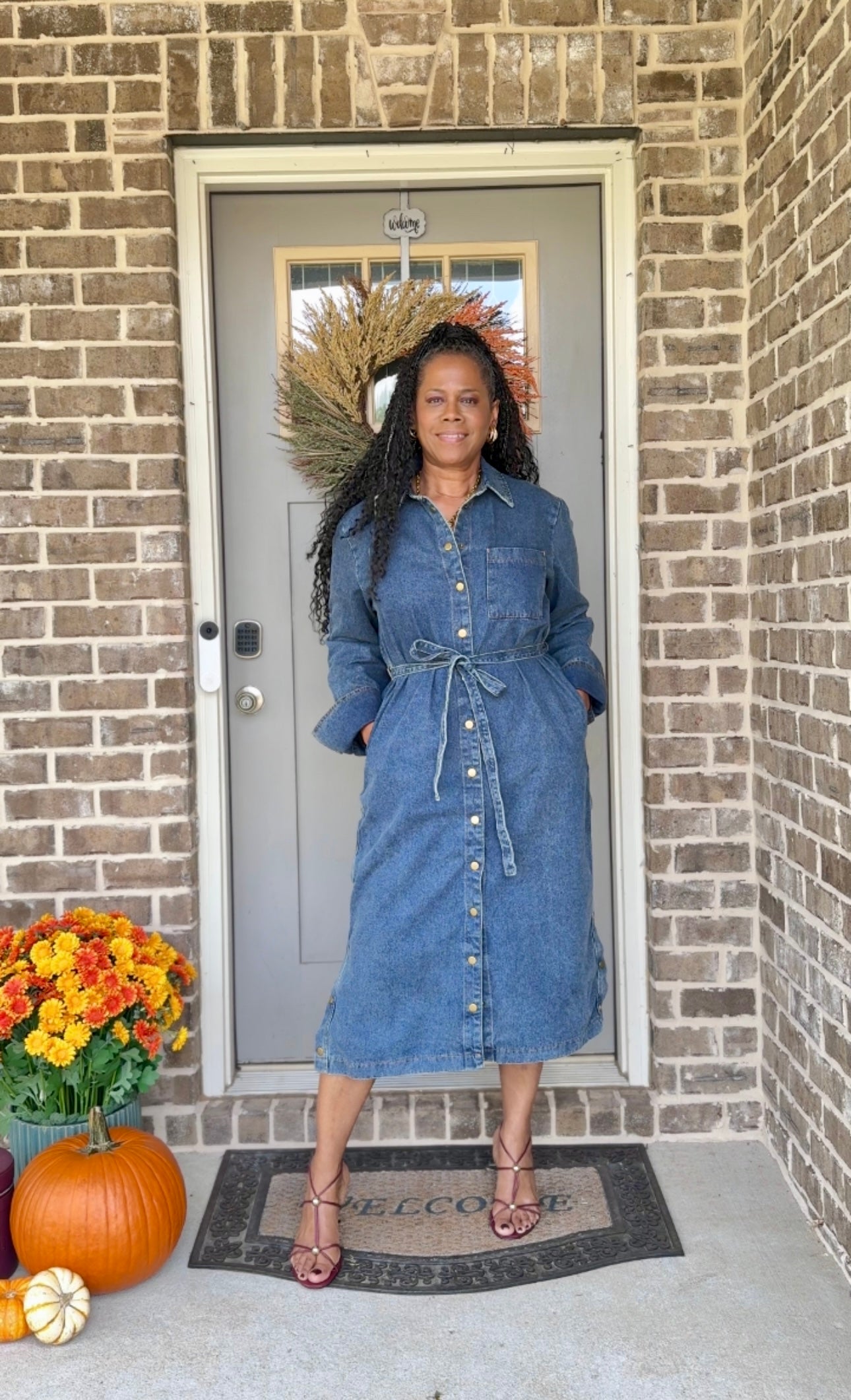 Denim Darling Midi Dress