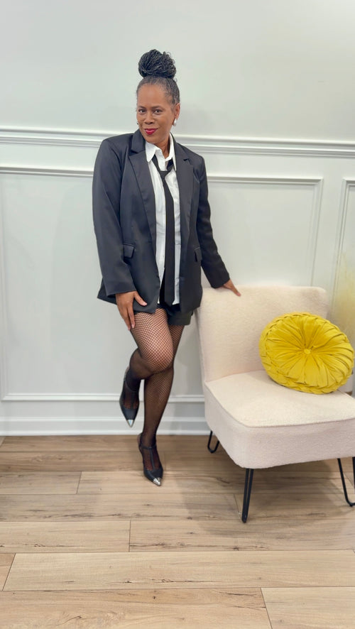 Tailored & Tied Oversized Shirt