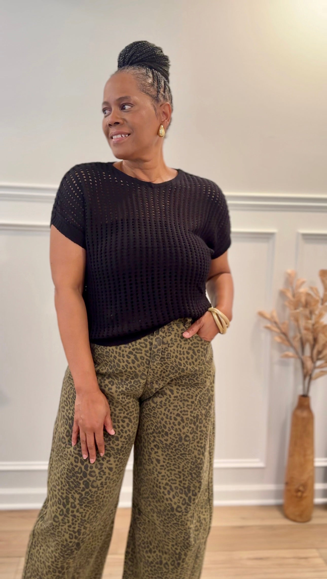 Crochet Knit Sheer Hollow Sweater: with matching tube top