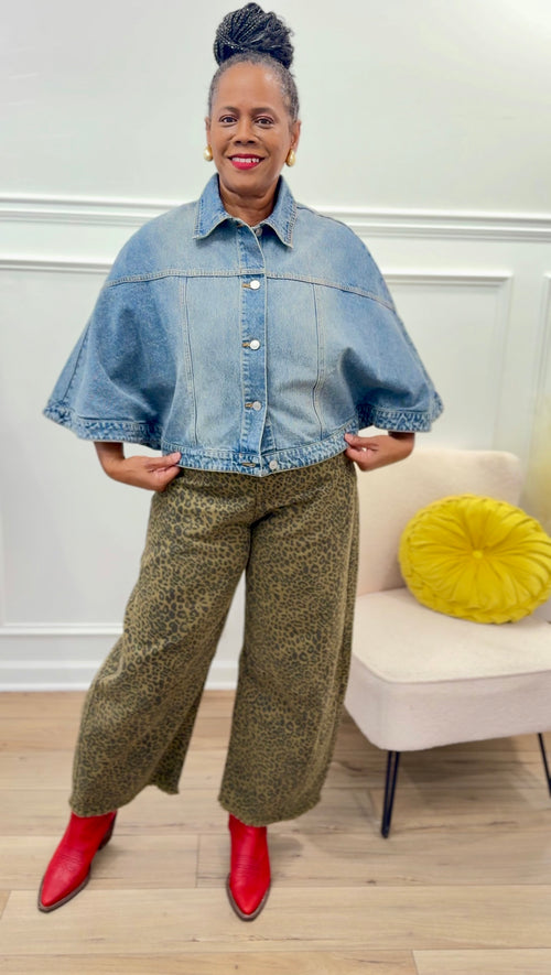 Cape Me Cute Denim Caplet