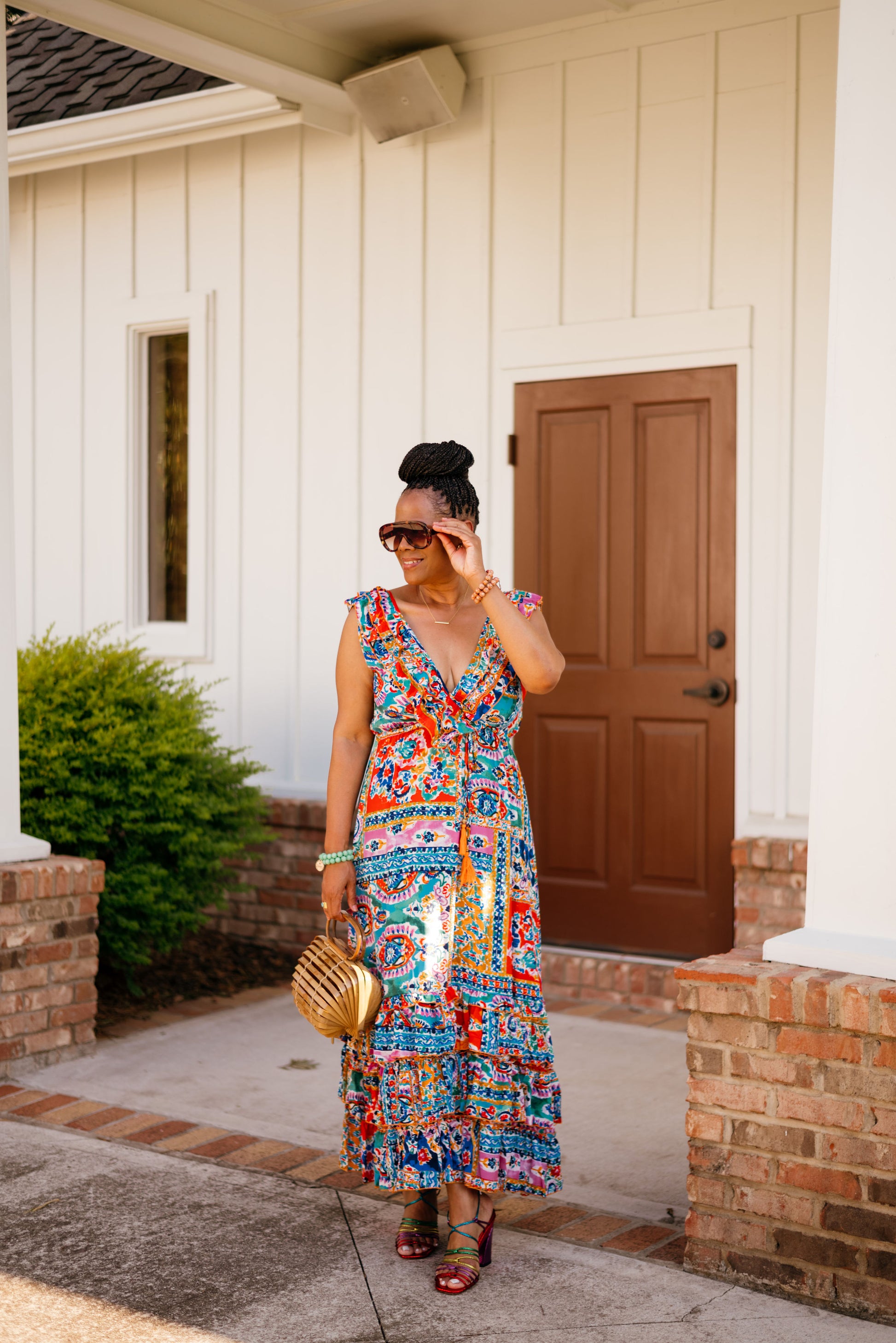 Tropical Tides Midi Dress