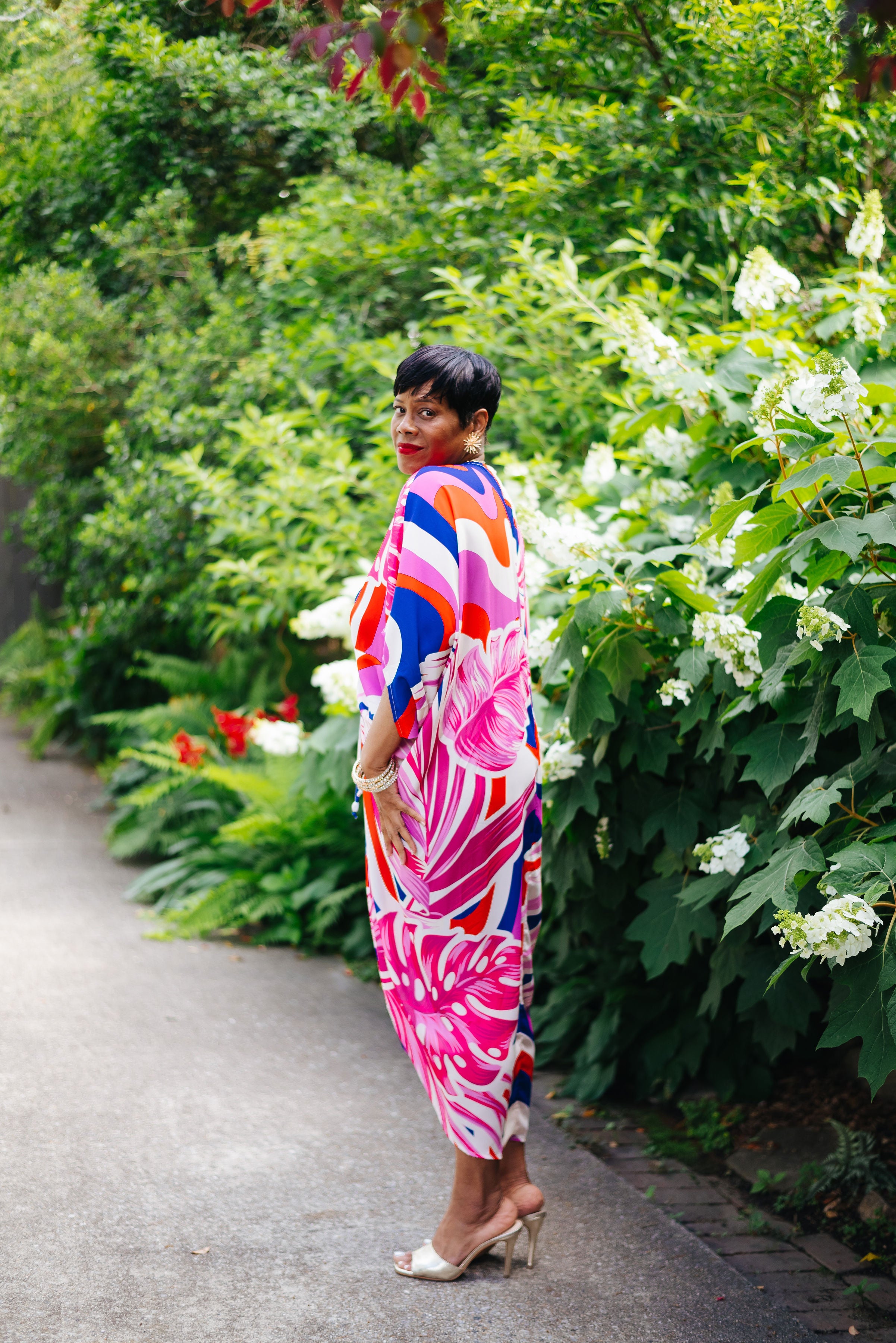 Coastal Glow Kaftan Dress