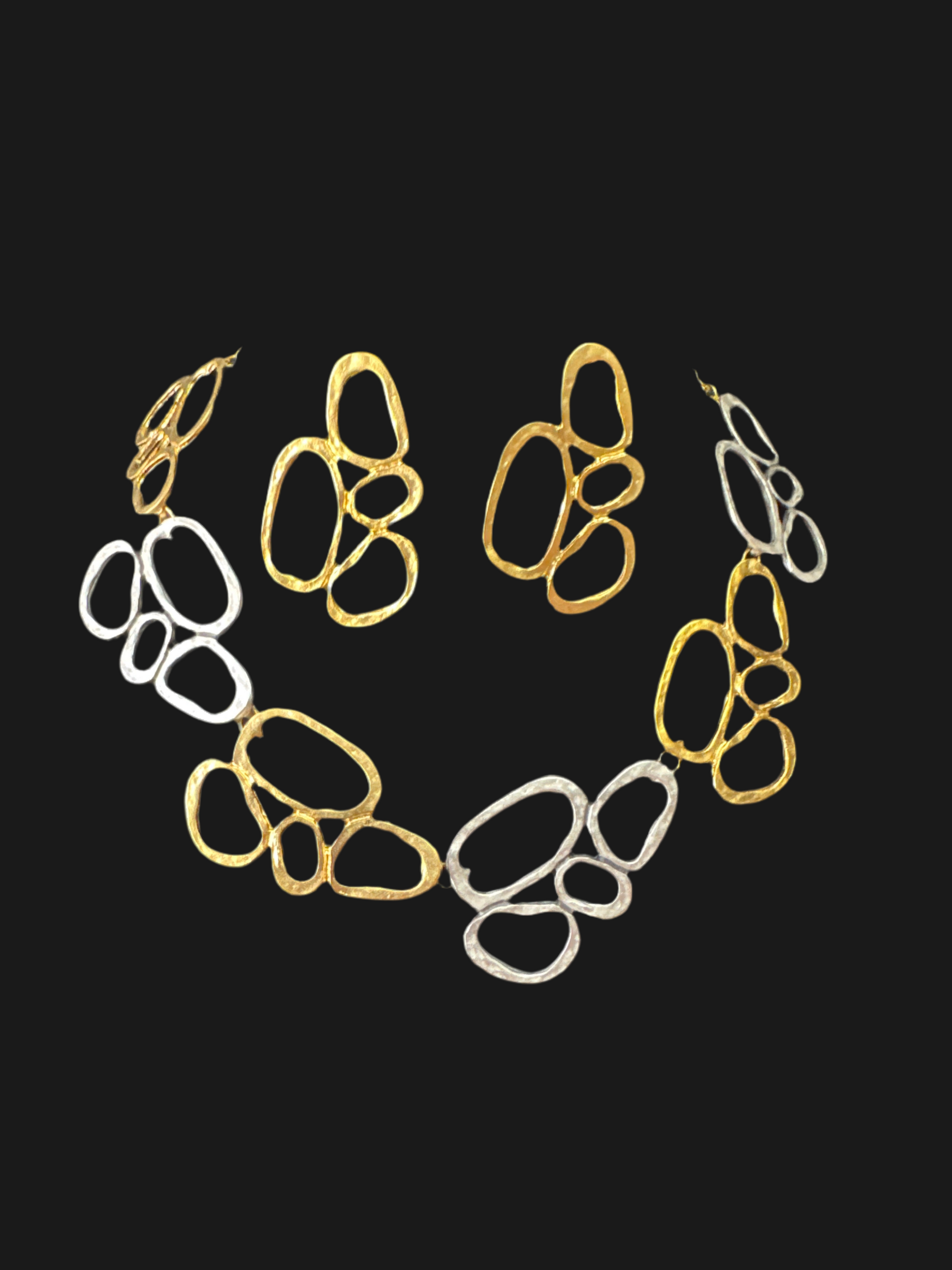 Gold And Silver Plated Boho Jewelry Set
