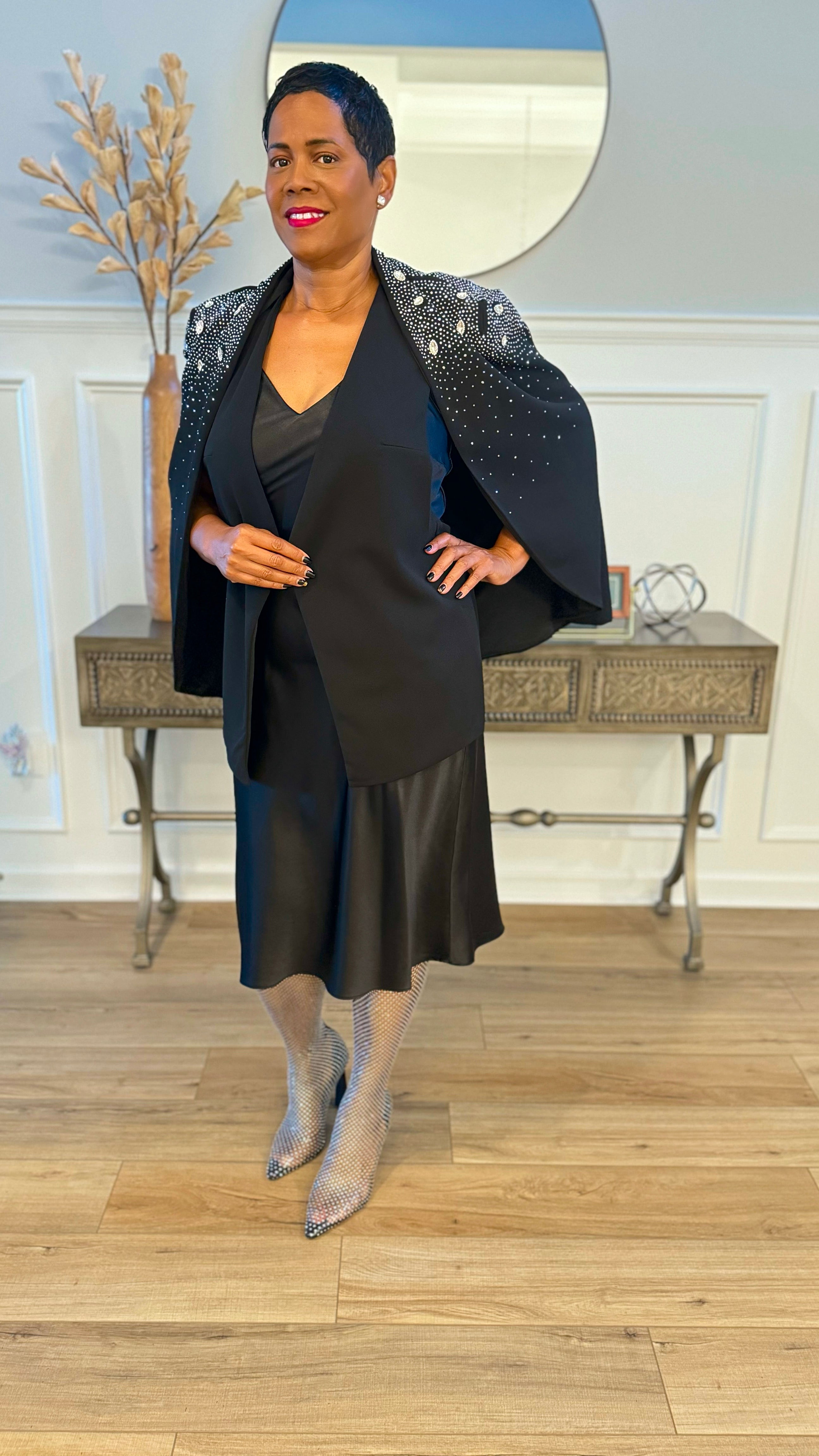 Midnight Glam Cape