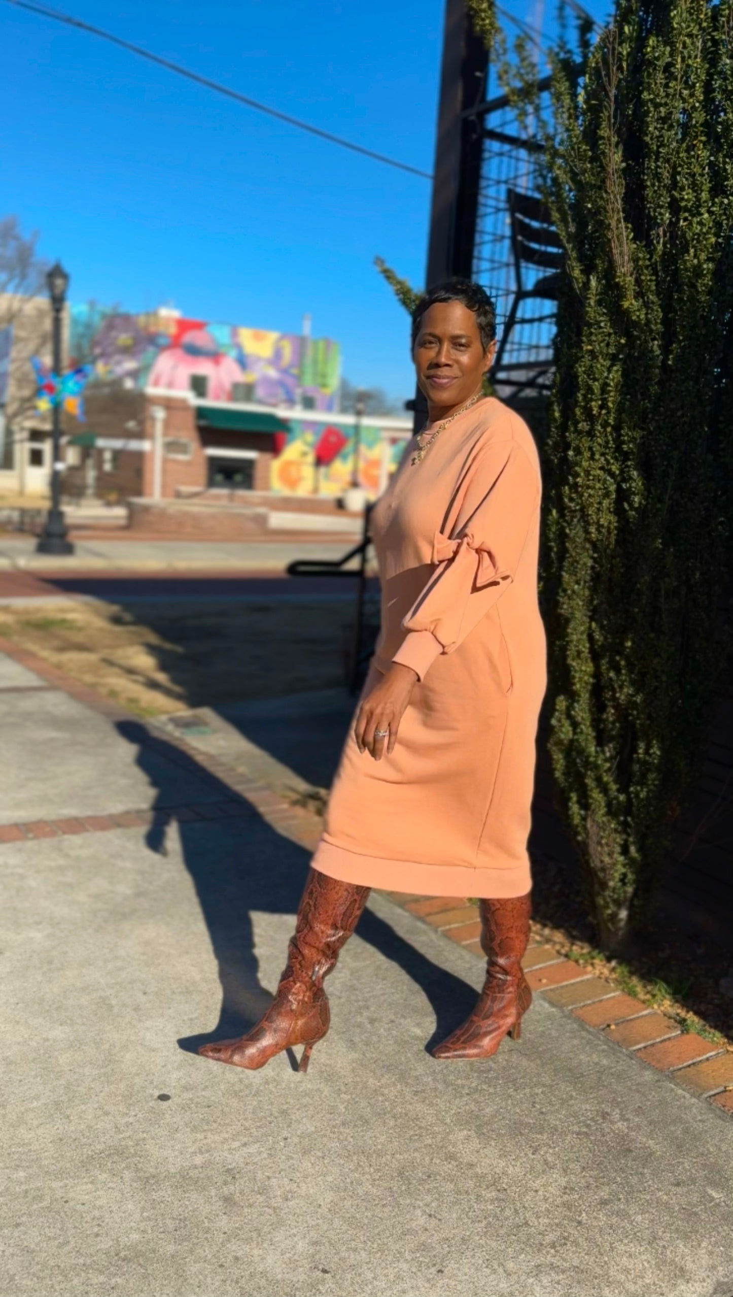 GEORGIA 🍑TUNIC LOOSE FIT DRESS