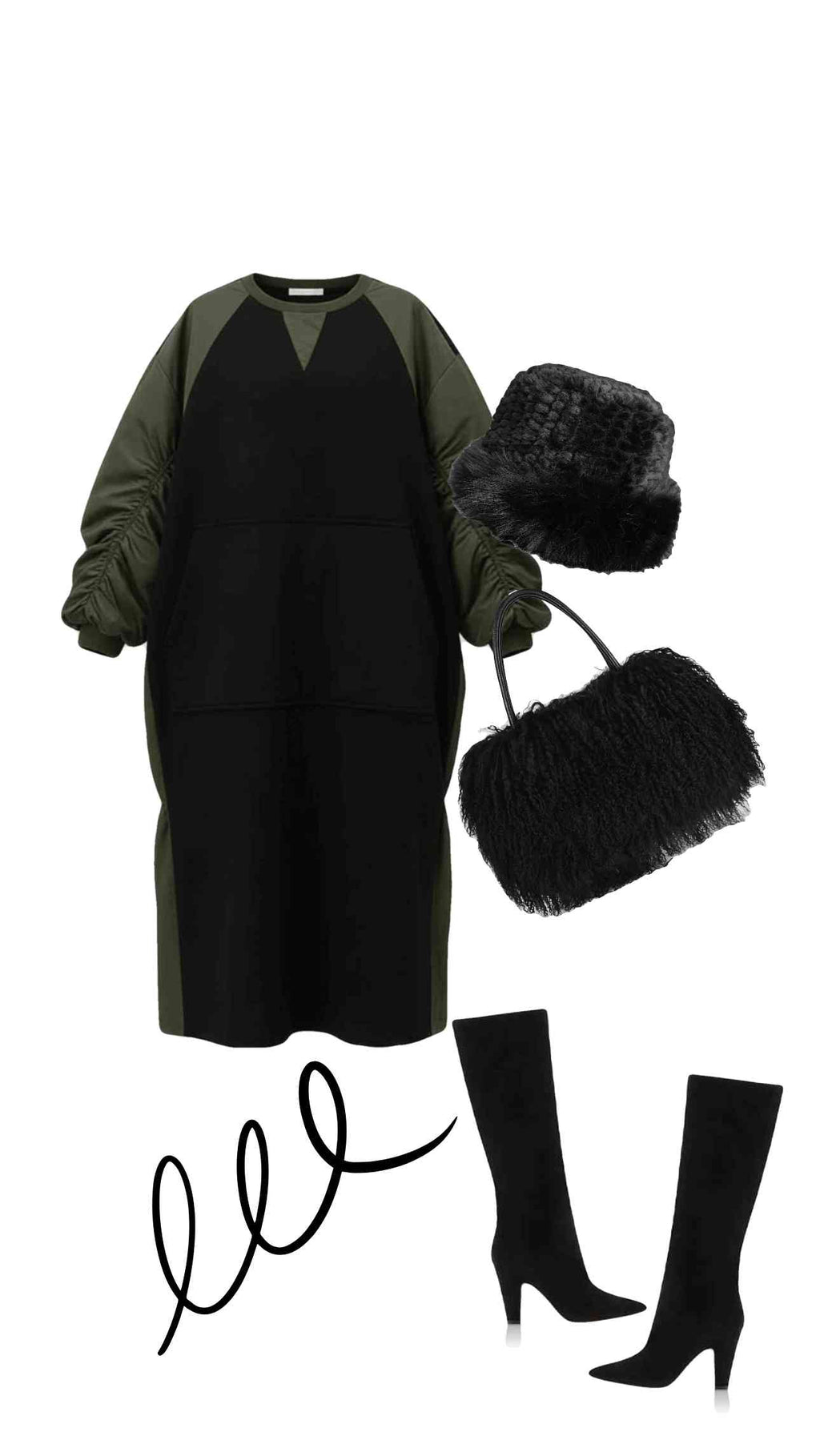 The Contrast Curve Dress