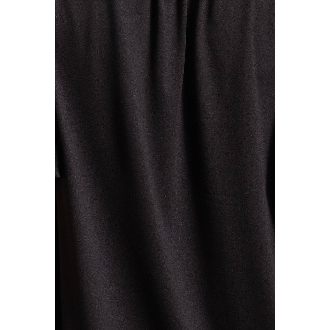 PLUS SIZE SHORT SLEEVE TOP AND WIDE TIERED LEG PANTS SET