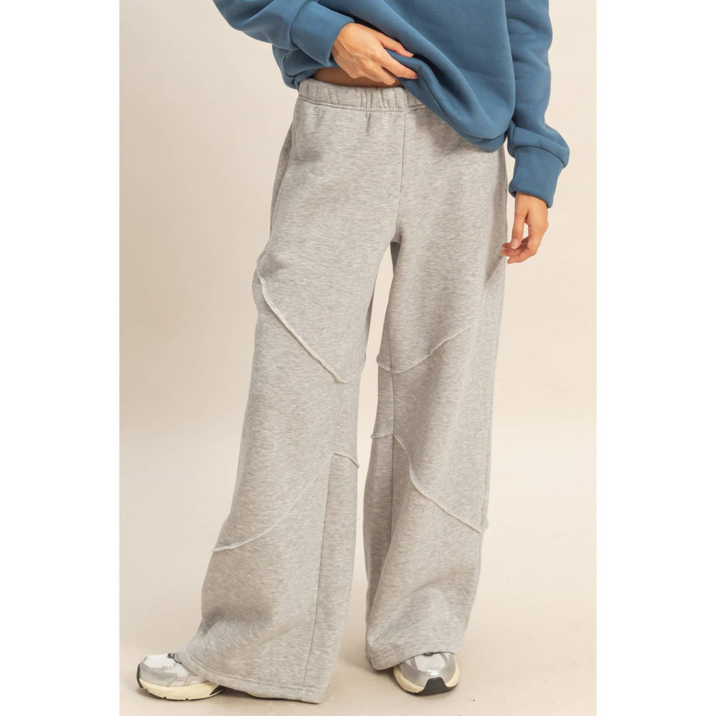 Relaxed-Fit Jogger Pants With Pocket Detail: H.GREY