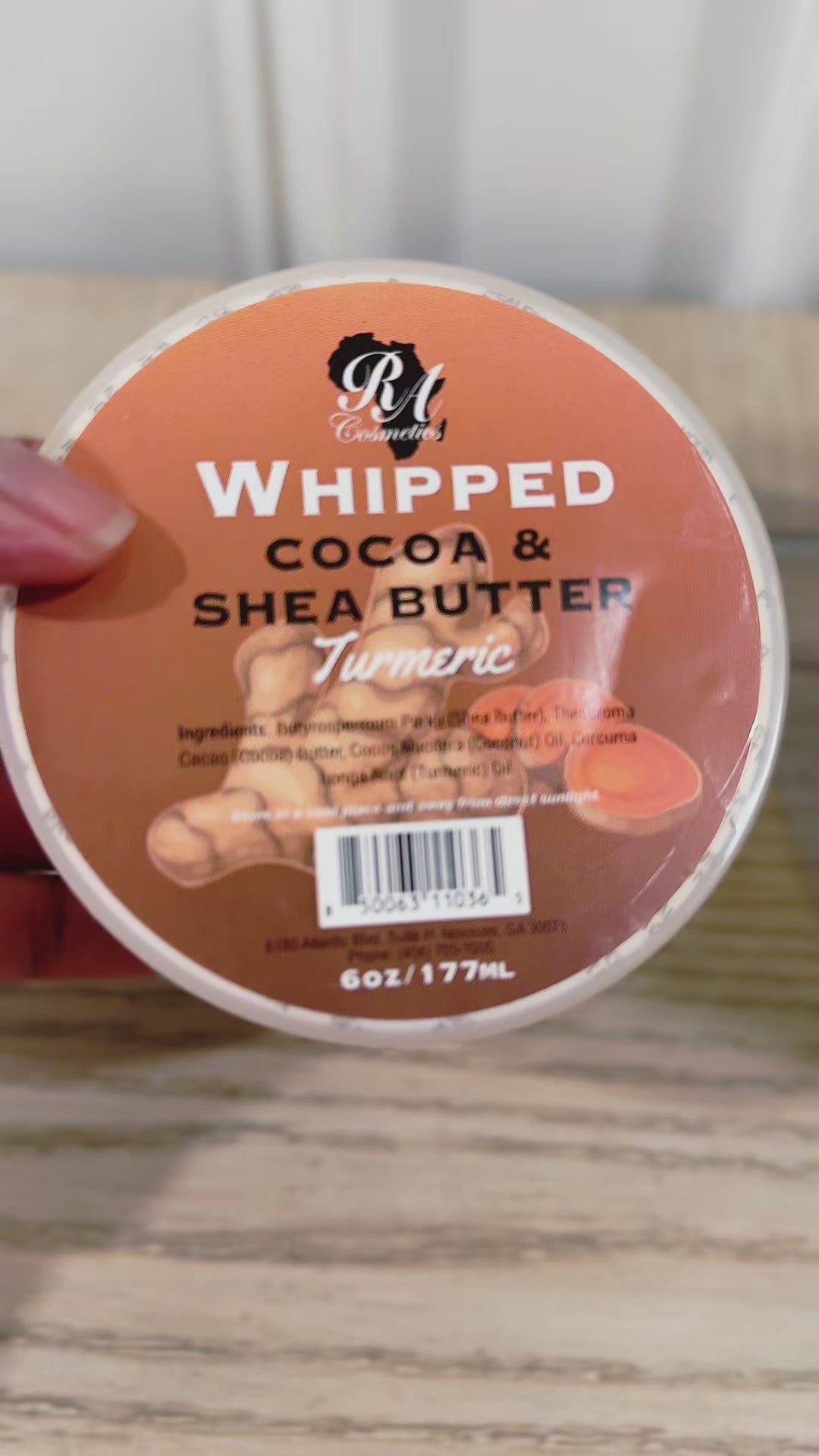 Whipped African Ivory Shea Butter, Cocoa